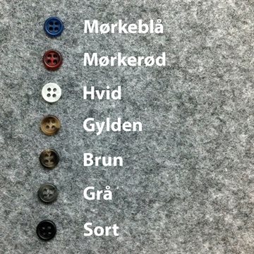 Skjorte Knap 9 mm